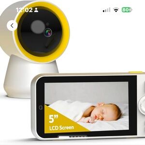 Ellie Baby Monitor with 5" IPS Screen